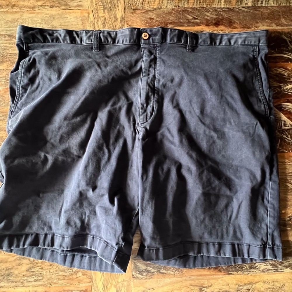 Tommy Bahama Men’s Shorts 48RG Blue Stretch Cotton Tencel Comfort Casual